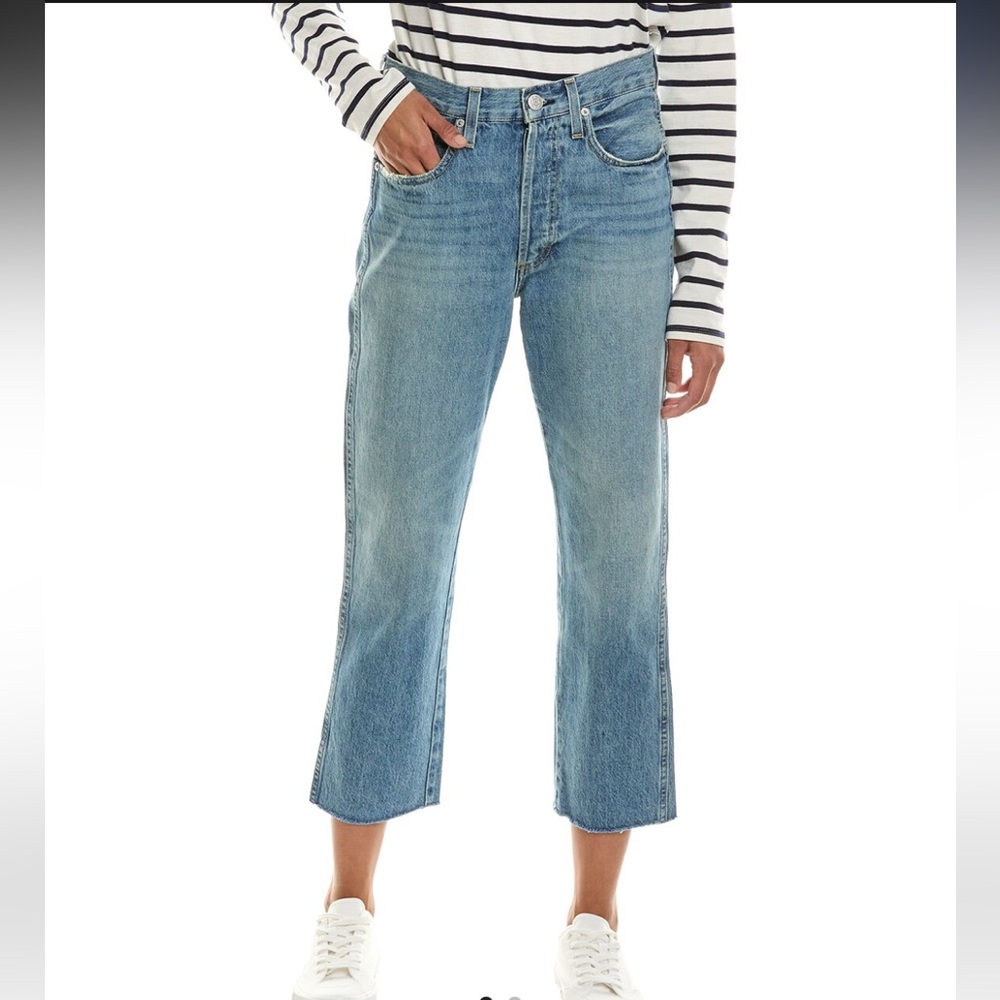 AMO Loverboy High-Rise Glory Relaxed Straight Jean NWT